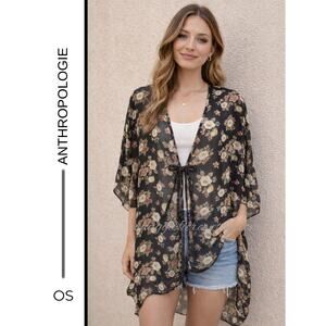 MSRP: $88 ✨ Anthropologie Daniel Rainn Floral Kimono Duster ONE SIZE✨QUICK SHIP